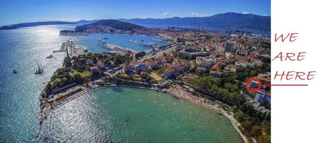 Studio At Bacvice Beach Split Bagian luar foto
